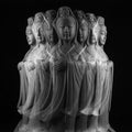 Avalokitasvara Bodhisattva / Guan Yin / Guanshiyin sculpture Royalty Free Stock Photo